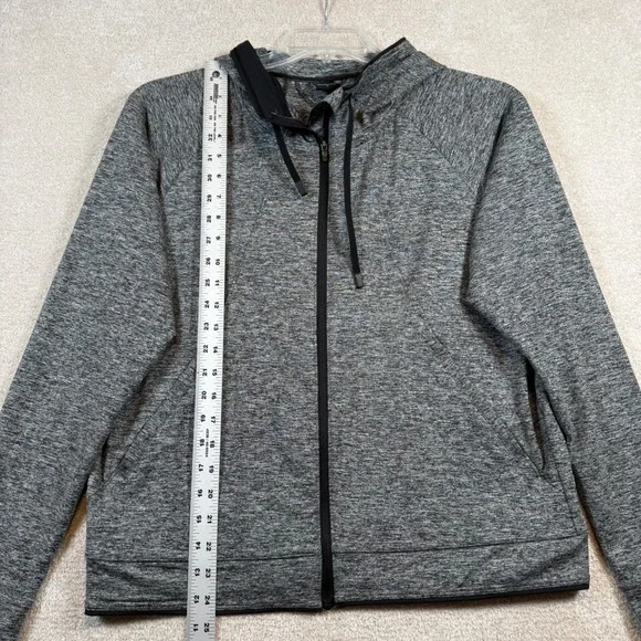 KUHL Womens Grey Heathered Full Zip Hoodie Jacket Activewear Size Large - Picture 7 of 8